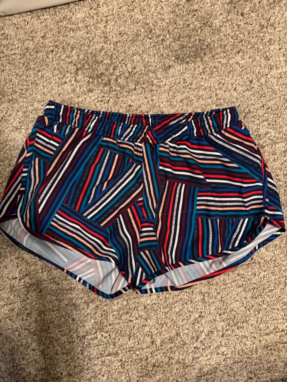 Old Navy Multicolor Striped Active Shorts